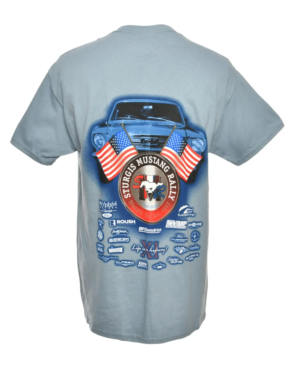 Sturgis Mustang Rally Printed T-shirt - L