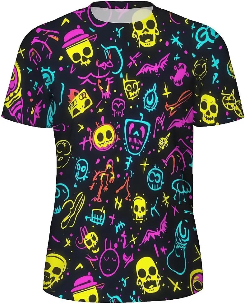 T-Shirts for Men Boys Unisex 3D Printed Shirts Short Sleeve Graphic Tees Shirt