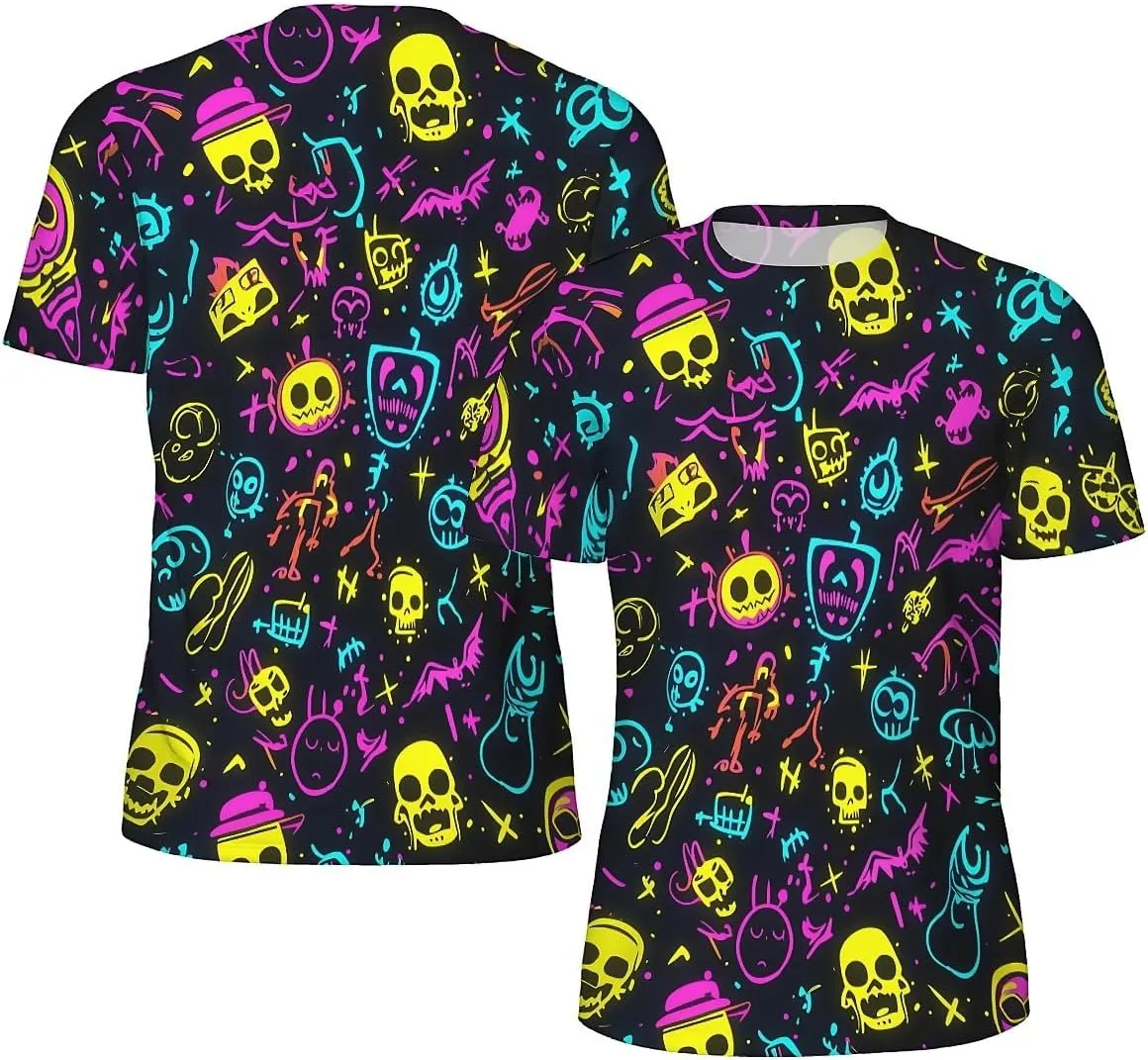 T-Shirts for Men Boys Unisex 3D Printed Shirts Short Sleeve Graphic Tees Shirt