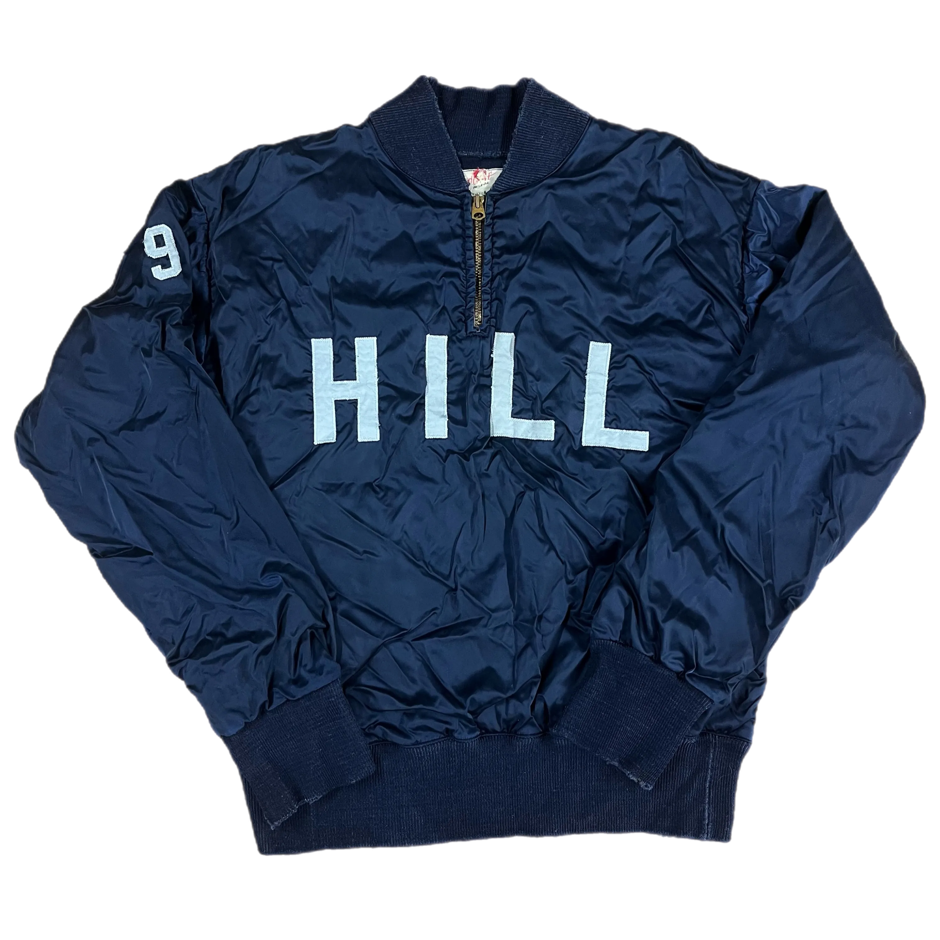 Vintage Coane Philadelphia "HILL" Satin Quarter Zip Pullover