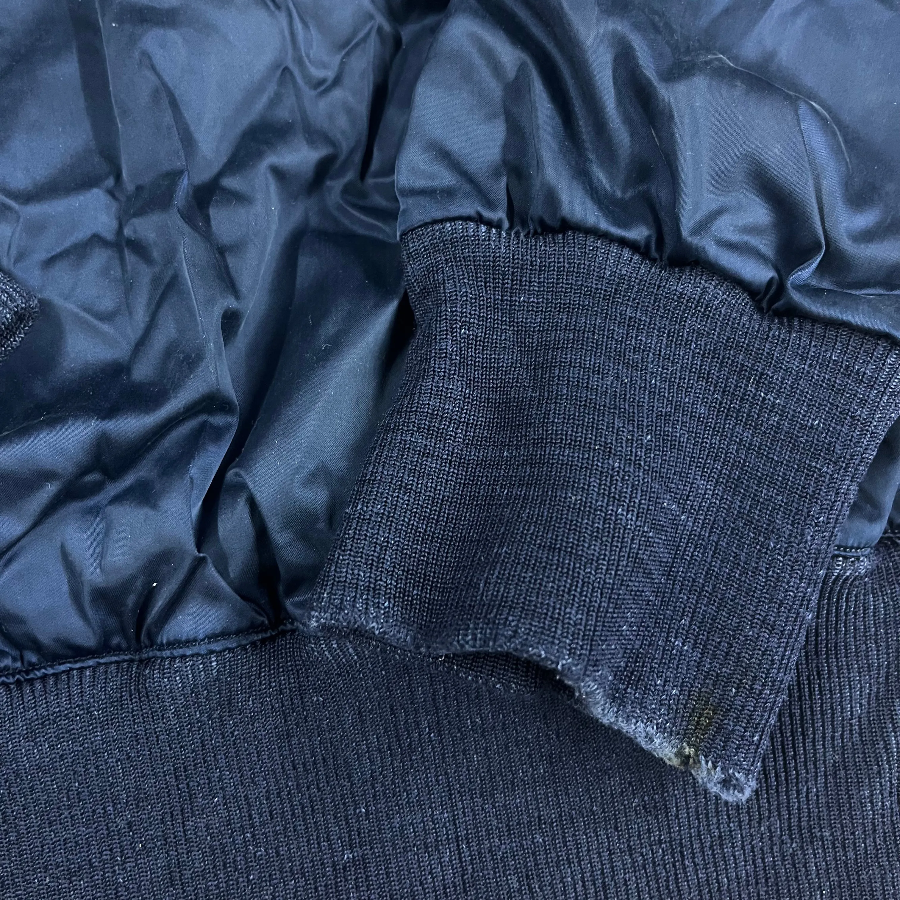 Vintage Coane Philadelphia "HILL" Satin Quarter Zip Pullover