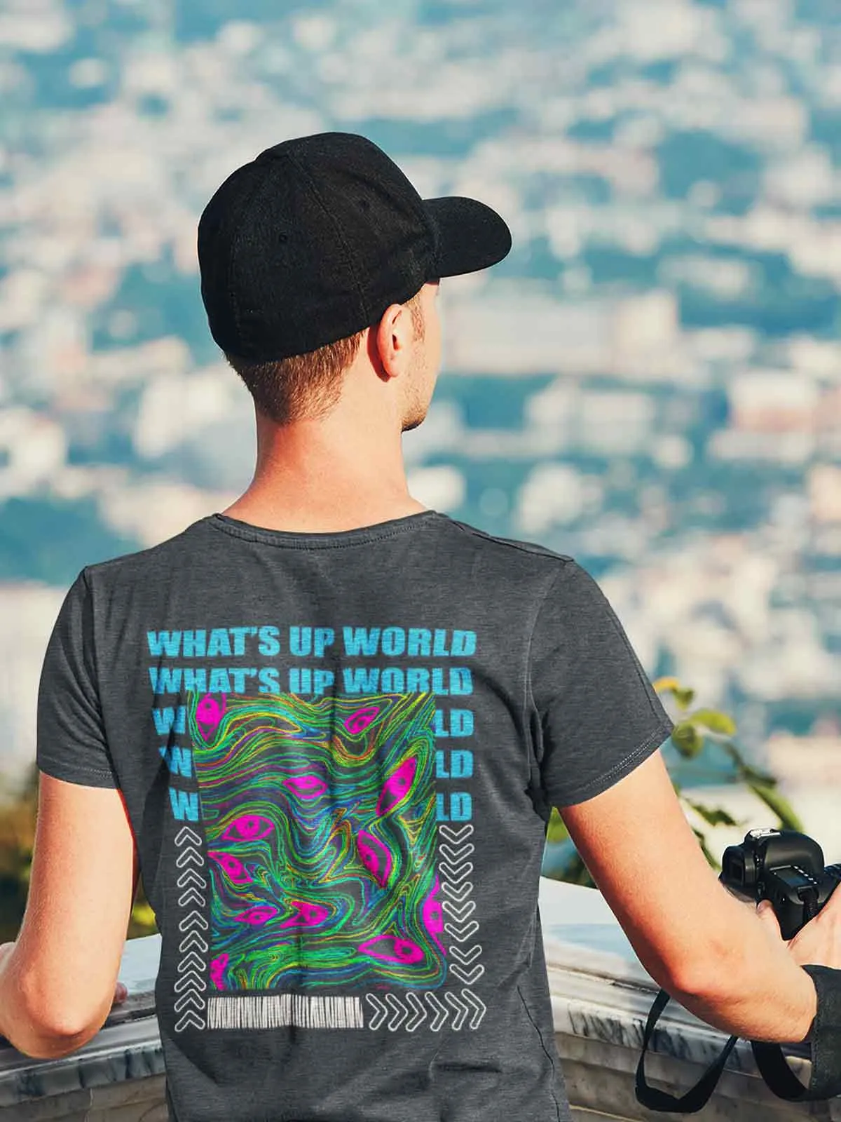What’s up World? | Backprint T shirt