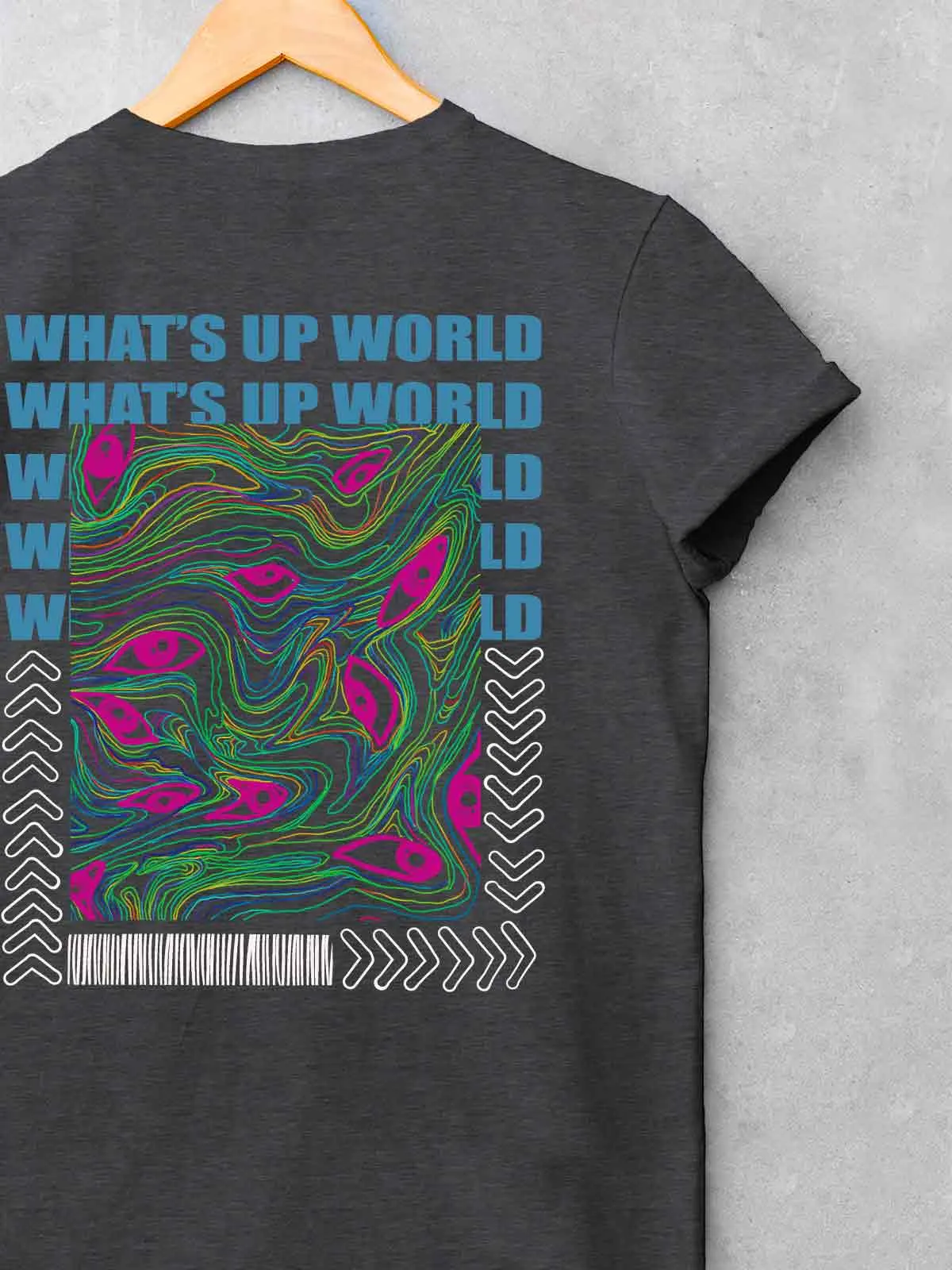 What’s up World? | Backprint T shirt